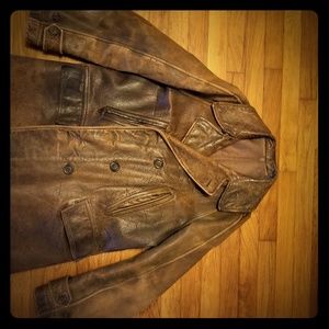 Horse leather vintage WW2 jacket-